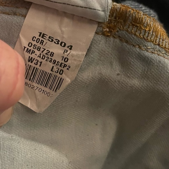 Vintage Y2K Abercrombie & Fitch Distressed Classic Straight Cut Denim Jeans - Picture 7 of 9